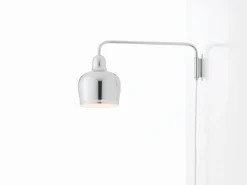 Artek Aalto wall lamp A330S "Golden Bell", chrome