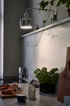 Artek Aalto wall lamp A330S "Golden Bell", chrome