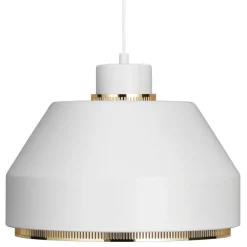 Artek AMA 500 pendant, white - brass