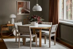 Artek AMA 500 pendant, white - brass