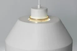 Artek AMA 500 pendant, white - brass