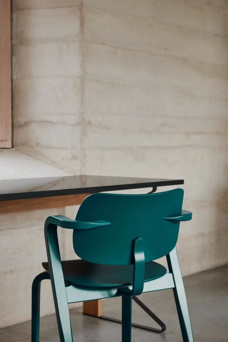 Artek Aslak chair, petrol