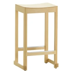 Artek Atelier bar stool, 65 cm, lacquered ash