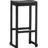 Artek Atelier bar stool, 75 cm, black