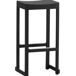 Artek Atelier bar stool, 75 cm, black
