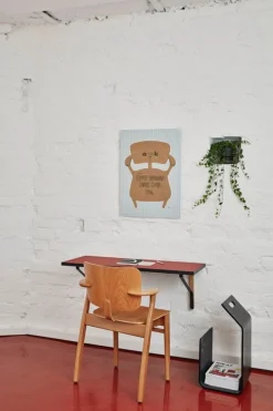 Artek Domus chair, stained honey