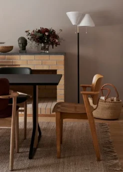 Artek Domus chair, stained honey