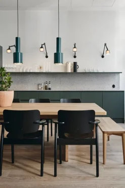 Artek Domus chair, stained black