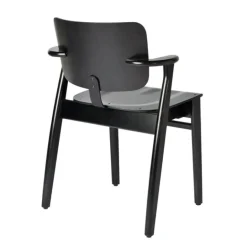 Artek Domus chair, stained black