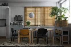 Artek Domus chair, stained black