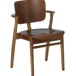 Artek Domus chair, walnut stain