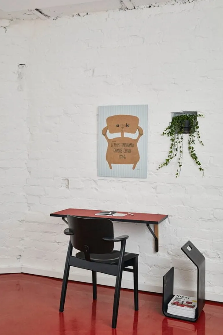 Artek Domus chair, walnut stain