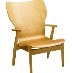 Artek Domus lounge chair, stained honey