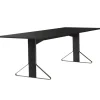 Artek Kaari table REB 001, black lino - black oak
