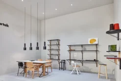 Artek Kaari table REB 001, white laminate - oak