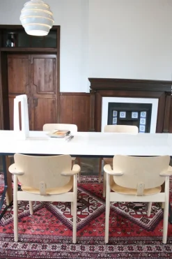 Artek Kaari table REB 001, white laminate - oak