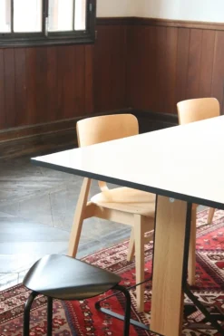 Artek Kaari table REB 001, white laminate - oak