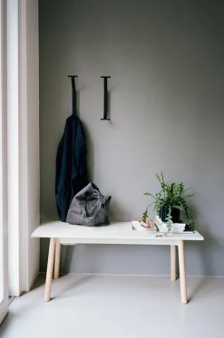 Artek Kaari wall hook REB 014, black stained oak