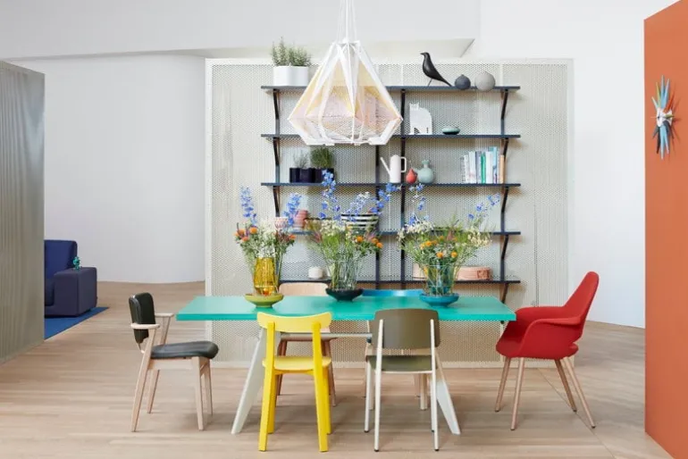 Artek Kaari wall shelf REB 009, black - oak