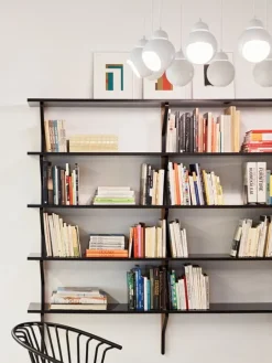 Artek Kaari wall shelf REB 009, black - oak