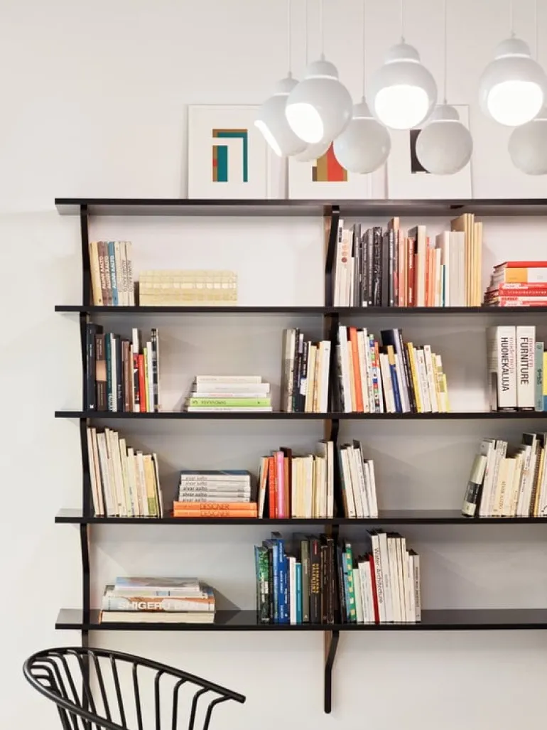 Artek Kaari wall shelf REB 009, black - oak