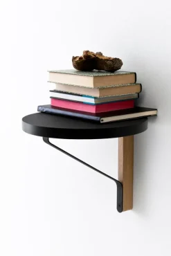 Artek Kaari wall shelf REB 007, black - oak