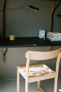 Artek Kaari wall shelf with  desk REB 010, black - oak