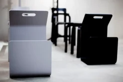 Artek Kanto magazine / firewood rack, black