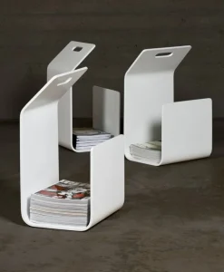 Artek Kanto magazine / firewood rack, white