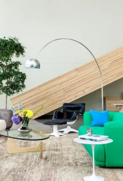 Artek Karuselli lounge chair, black - white