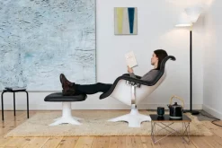 Artek Karuselli stool, black-white