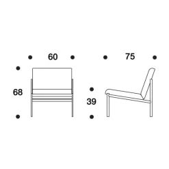 Artek Kiki lounge chair, grey