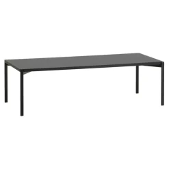 Artek Kiki low table, 140 x 60 cm, black - black laminate