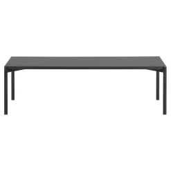 Artek Kiki low table, 140 x 60 cm, black - black linoleum