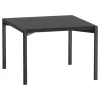 Artek Kiki low table, 60 x 60 cm, black - black linoleum
