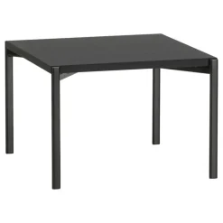 Artek Kiki low table, 60 x 60 cm, black - black linoleum