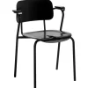Artek Lukki chair, black