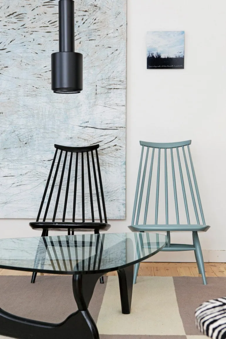 Artek Mademoiselle lounge chair, black