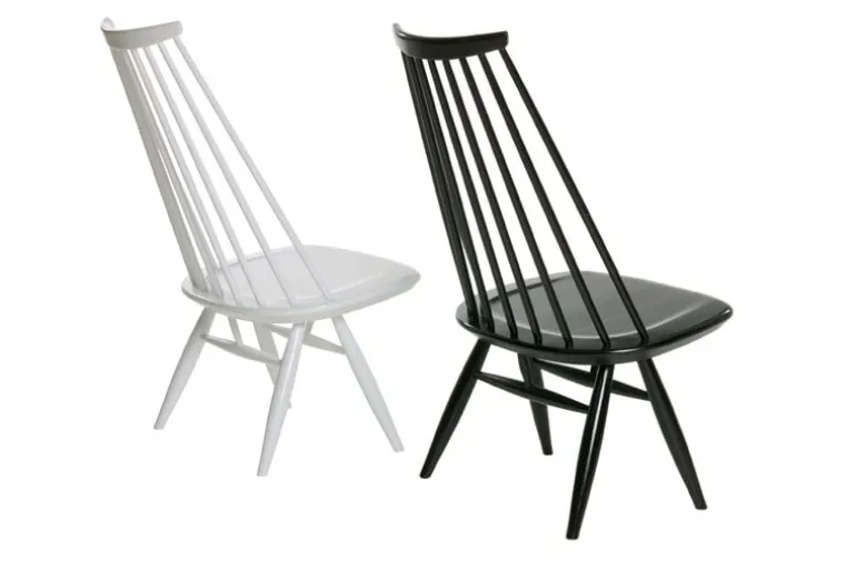 Artek Mademoiselle lounge chair, black