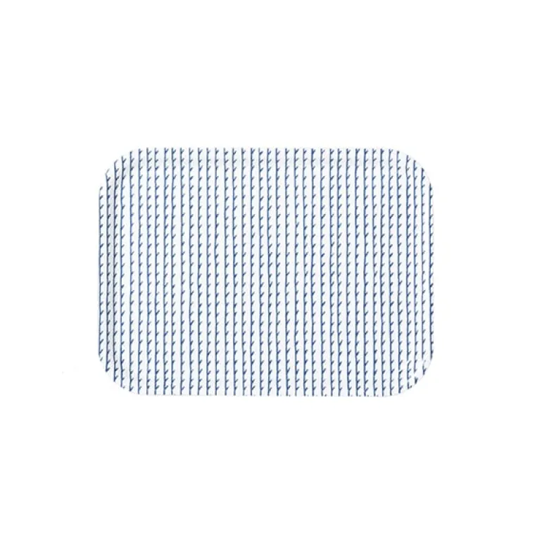 Artek Rivi tray, 27 x 20 cm, white - blue
