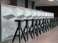 Artek Rocket bar stool, black