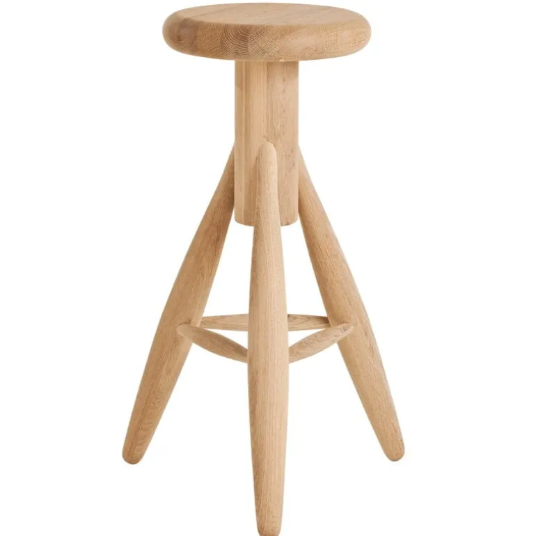Artek Rocket bar stool, oak