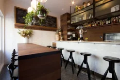 Artek Rocket bar stool, oak