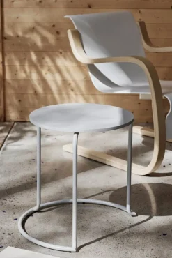 Artek Side Table 606, anniversary edition, grey