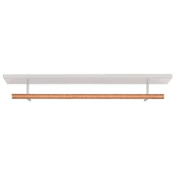 Asplund Belle coat rack, 120 cm, white