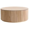 Asplund Grand Palais coffee table, 92 cm, white stained oak