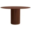 Asplund Palais Royal dining table, 130 cm, teak stained oak