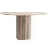 Asplund Palais Royal dining table, 130 cm, white stained oak