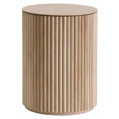 Asplund Petit Palais side table, 55 cm, white stained oak