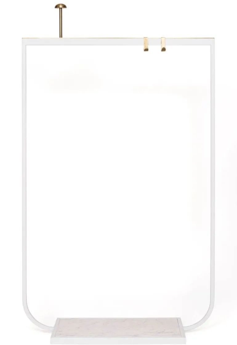 Asplund Tati coat rack brass hooks, 2 pcs